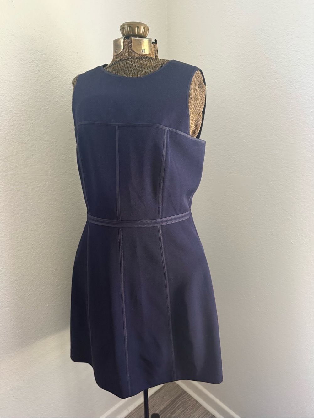Daniel Cremieux Sleeveless Navy Dress